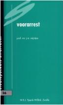 Cover of: Voorarrest