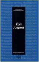 Cover of: Karl Jaspers, philosopher among philosophers = Philosoph unter Philosophen