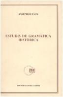 Cover of: Estudis de gramàtica històrica