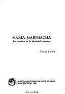 Cover of: María Marimacha by Cecilia Rivera