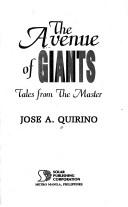 Cover of: avenue of giants | Joe Quirino