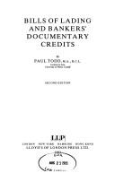 Cover of: Bills of lading and bankers' documentary credits by Todd, Paul