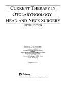 Cover of: Current therapy in otolaryngology-- head and neck surgery