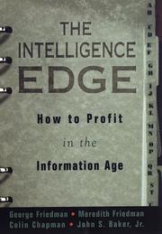 Cover of: The Intelligence Edge | George Friedman