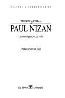 Cover of: Paul Nizan: les conséquences du refus