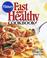 Cover of: Pillsbury, fast and healthy cookbook