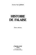 Cover of: Histoire de Falaise