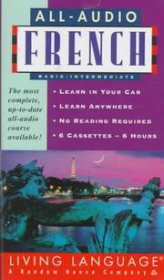 Cover of: All-Audio French Cassette (LL(R) All-Audio Courses)