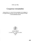 Cover of: Couperus-verzamelen: lezing, gehouden op 12 oktober 1990, bij de presentatie van de catalogus van de Couperus-collectie geschonken door W.M.S. Pitlo-van Rooyen aan de Stads- of Athenaeumbibliotheek Deventer