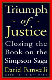 Cover of: Triumph of justice