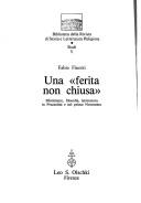 Cover of: Una " ferita non chiusa": misticismo, filosofia, letteratura in Prezzolini e nel primo Novecento