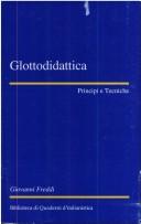 Cover of: Glottodidattica by Giovanni Freddi