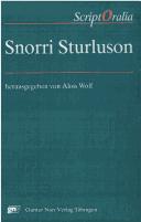 Cover of: Snorri Sturluson: Kolloquium anlässlich der 750. Wiederkehr seines Todestages