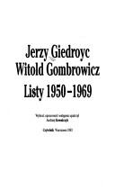 Cover of: Listy 1950-1969 by Jerzy Giedroyc