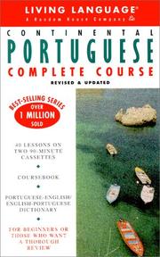 Cover of: Basic Portuguese (Continental) Complete Course: Cassette/Book Package (LL(R) Complete Basic Courses)