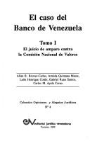 Cover of: El caso del Banco de Venezuela