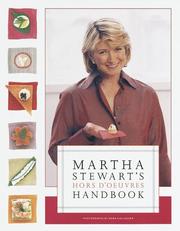 Cover of: Martha Stewart's hors d'oeuvres handbook