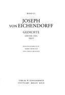 Cover of: Gedichte by Joseph von Eichendorff