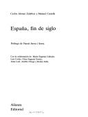 Cover of: España, fin de siglo