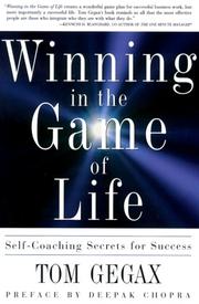 Cover of: Winning in the Game of Life by Tom Gegax