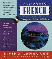 Cover of: All-Audio French CD (LL(R) All-Audio Courses)