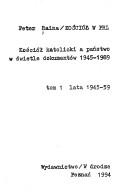 Cover of: Kościół w PRL: Kościół Katolicki a państwo w świetle dokumentów, 1945-1989