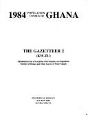 1984 population census of Ghana by Ghana. Statistical Service