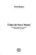 Cover of: Códice del Nuevo Mundo: antología temática de los cronistas e historiadores de Indias