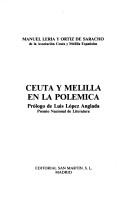Cover of: Ceuta y Melilla en la polémica