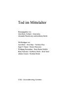 Cover of: Tod im Mittelalter