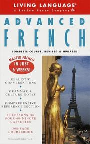 Cover of: LL Advanced French Package by Living Language, Susan Husserl-kapit