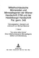 Cover of: "Von einer edlen Amme": eine mittelhochdeutsche Minneallegorie : Edition und Übersetzung