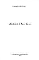 Obra teatral de Jaime Salom by Jesús Izquierdo Gómez