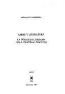 Cover of: Amor y literatura by Aránzazu Usandizaga