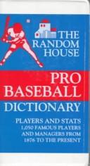 Cover of: The Random House pro baseball dictionary