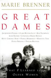 Cover of: Great Dames: What I Learned from Older Women