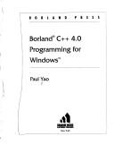 Cover of: Borland C++ 4.0 programming for Windows