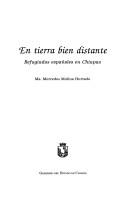 Cover of: En tierra bien distante by Molina Hurtado, Ma. Mercedes.