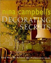 Cover of: Nina Campbell's Decorating Secrets: Easy Ways to Achieve the Professional Look