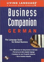Cover of: Business Companion: German (LL Business Companion)
