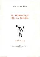 Cover of: El horizonte de la noche