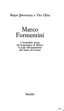 Cover of: Marco Formentini by Beppe Benvenuto
