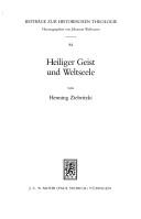 Cover of: Heiliger Geist und Weltseele by Henning Ziebritzki