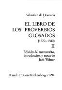 Cover of: El libro de los proverbios glosados (1570-1580)