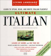 Cover of: Ultimate Italian: Basic-Intermediate Cassette Program (LL(R) Ultimate Basic-Intermed)