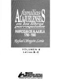 Familias alajuelenses en los libros parroquiales by Rafael Obregón Loría