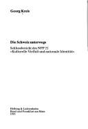 Cover of: Schweiz unterwegs: Schlussbericht des NFP 21 Kulturelle Vielfalt und Nationale Identität