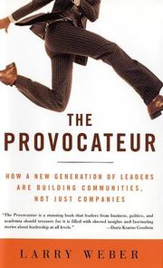 Cover of: The Provocateur by Larry Weber