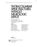 Cover of: Thoracolumbar spine fractures without neurological deficit