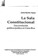 Cover of: La Sala Constitucional by Jaime Murillo